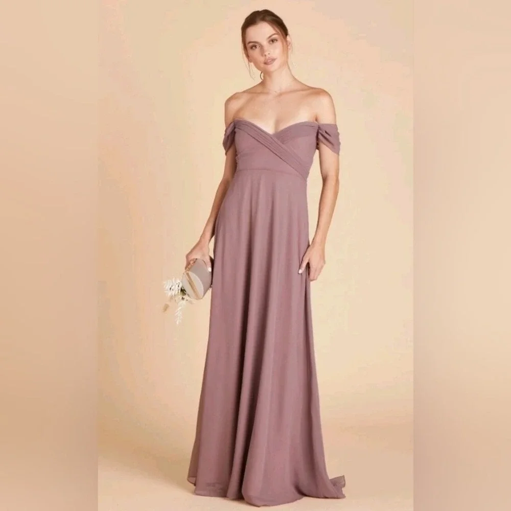 Birdy Grey Floor Length Maxi‎ Dress In Dusty Rose Sz 3XL